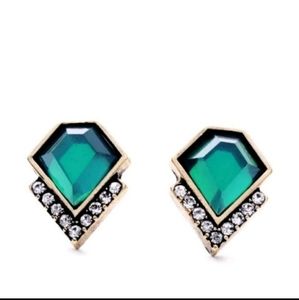 Re poshed geometric stud earrings